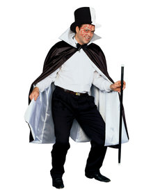 Phantom Reversible Cape - Black/White