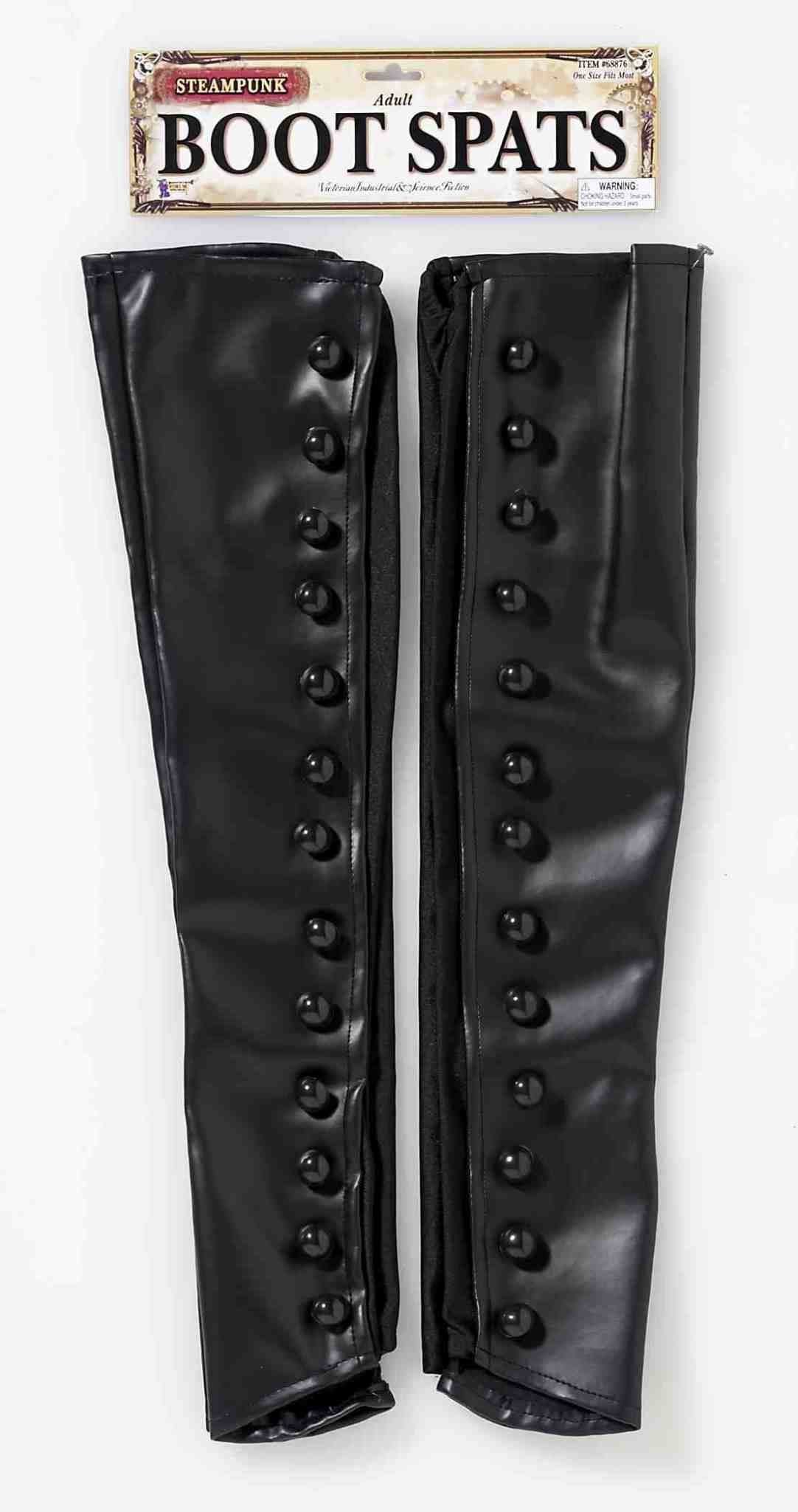 Forum Novelties Steampunk Male Spats Black Adult
