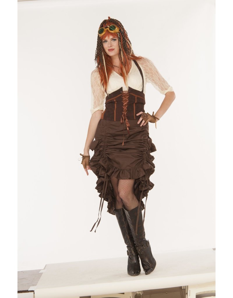 Adult Steampunk Saloon Skirt