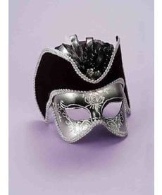 Pirate Venetian Half Mask