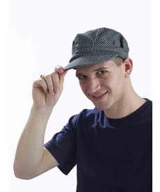 DLX. Engineer Hat - White/Blue