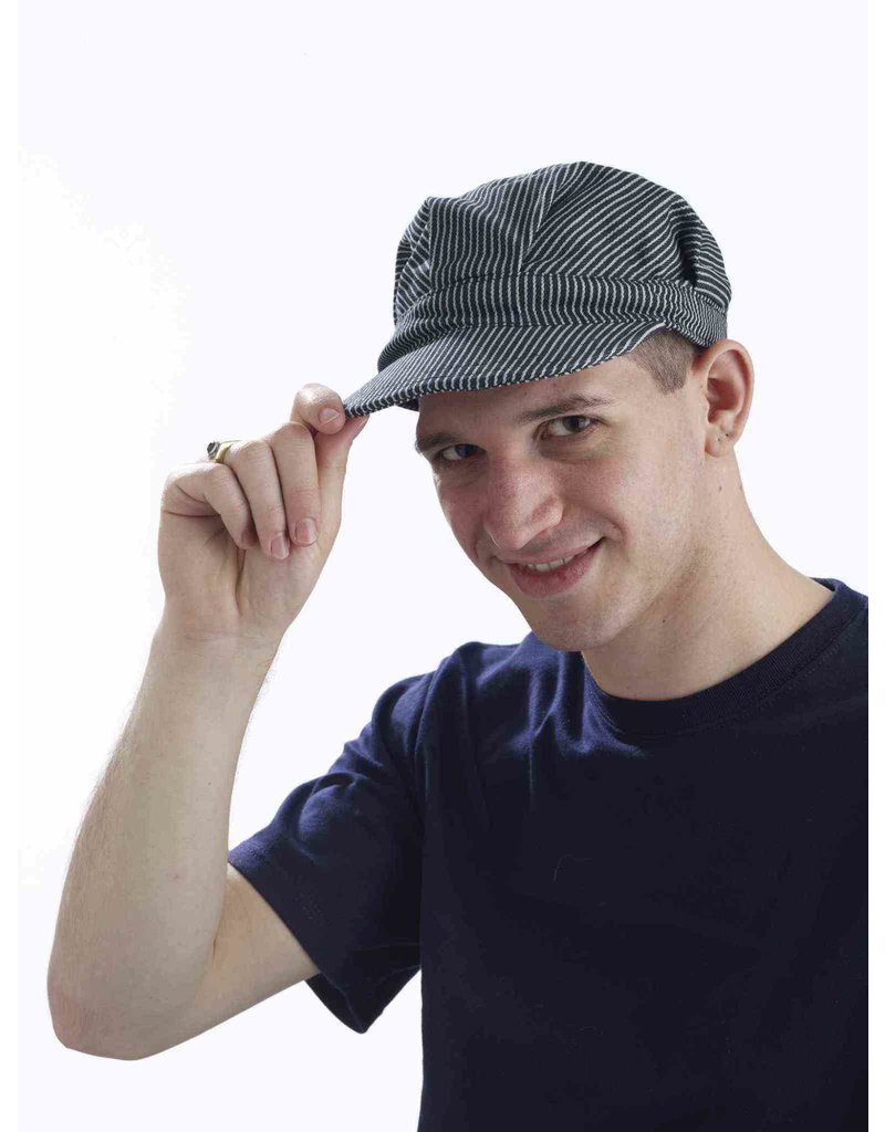 DLX. Engineer Hat - White/Blue