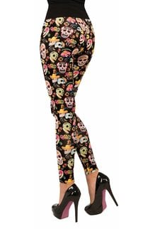 Day of the Dead Sugar Skull Leggings