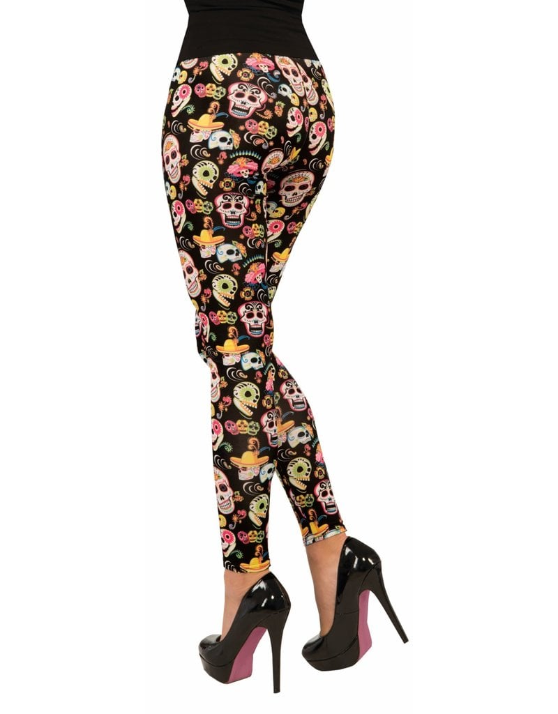 Day of the Dead Sugar Skull Leggings