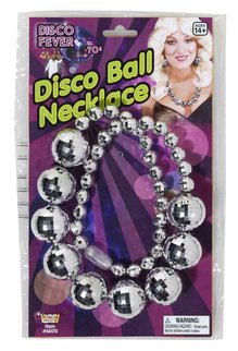 70's Disco Ball Necklace