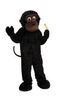 Adult Plush Gorilla Costume
