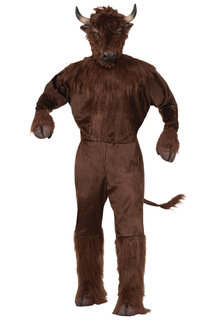 Adult Buffalo Mascot Costume