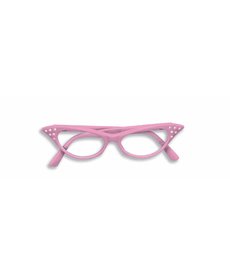 50’s Rhinestone Glasses: Pink