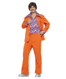 Adult Orange Leisure Suit