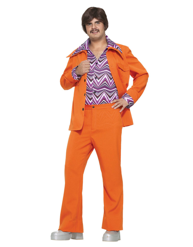 Adult Orange Leisure Suit
