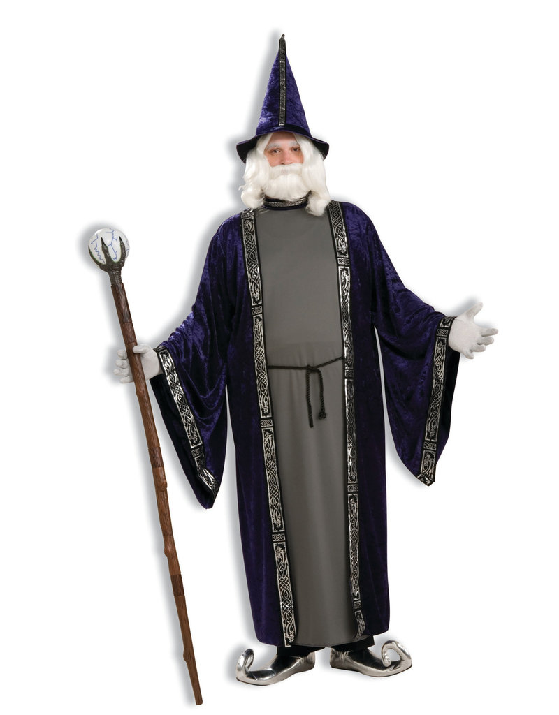 Men's Plus Size Wizard Costume