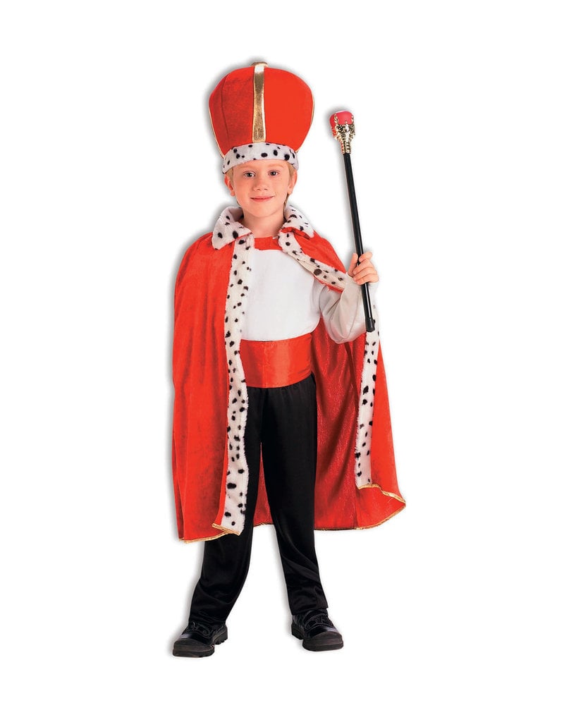 Red King Robe and Crown Set