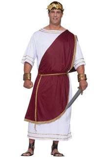 Men's Plus Size Mighty Caesar Costume