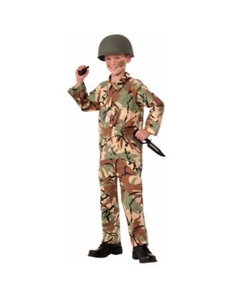 Boy's Army Jumpsuit Costume