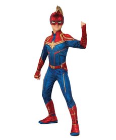 Rubies Costumes Girl's Captain Marvel Hero Suit Costume