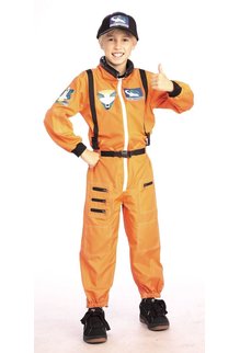 Rubies Costumes Kids Orange Astronaut Costume