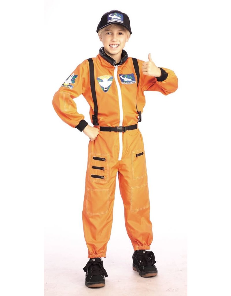 Rubies Costumes Kids Orange Astronaut Costume
