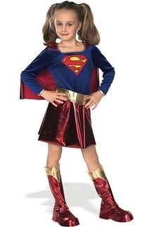 Rubies Costumes Girl's Deluxe Supergirl Costume