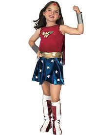 Rubies Costumes Girl's Deluxe Wonder Woman Costume