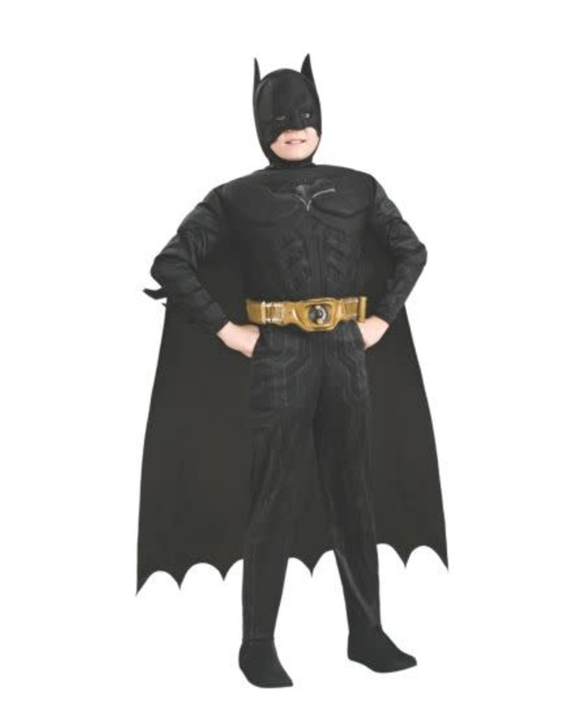 Rubies Costumes Boy's Deluxe Batman Costume (Dark Knight Trilogy)