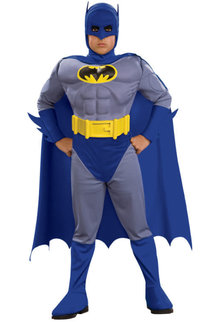 Rubies Costumes Boy's Deluxe Batman Costume (The Brave and the Bold)
