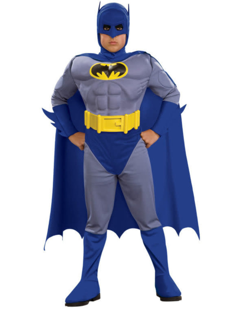 Rubies Costumes Boy's Deluxe Batman Costume (The Brave and the Bold)