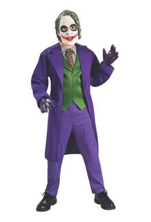 Rubies Costumes Boy's Deluxe The Joker Costume (Dark Knight Trilogy)