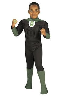 Rubies Costumes Kids Deluxe Green Lantern Muscle Chest Costume