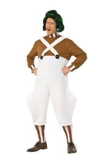 Rubies Costumes Adult Oompa Loompa Costume (Willy Wonka and the Chocolate Factory)