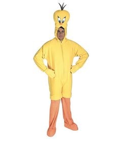 Rubies Costumes Adult Deluxe Tweety Bird Onesie Jumpsuit