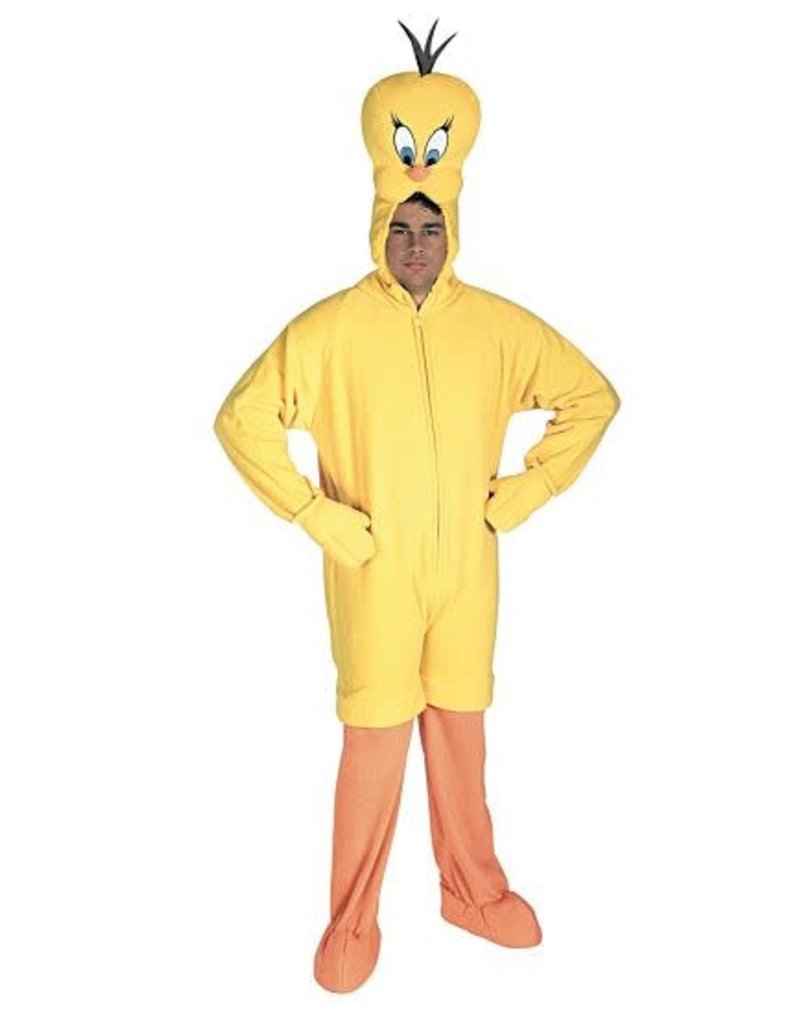 Rubies Costumes Adult Deluxe Tweety Bird Onesie Jumpsuit