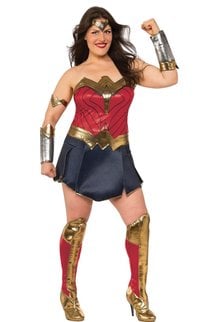 Rubies Costumes Women's Plus Size Wonder Woman Costume (Justice League)