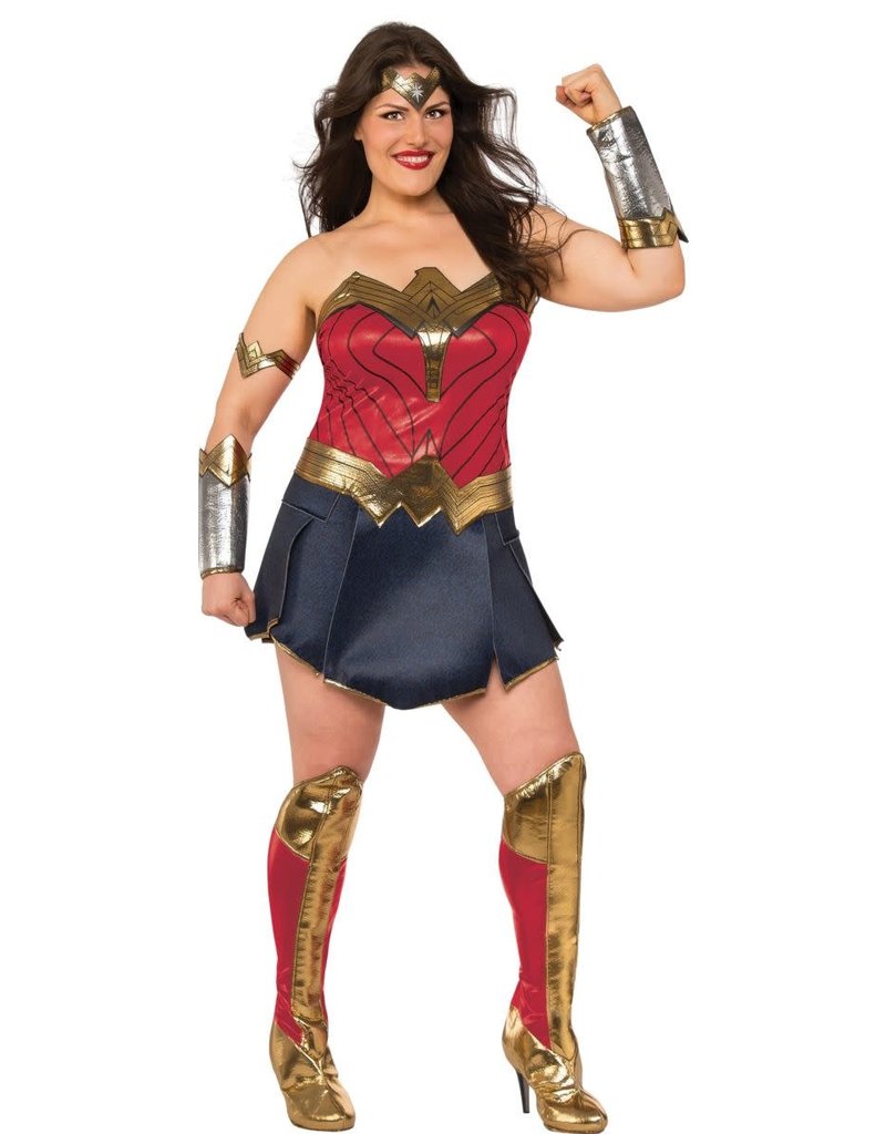 Rubies Costumes Women's Plus Size Wonder Woman Costume (Justice League)