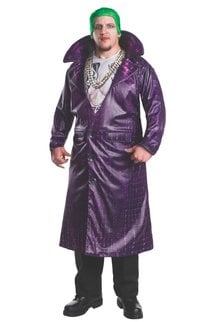 Rubies Costumes Men's Plus Size Deluxe The Joker Costume (Suicide Squad)