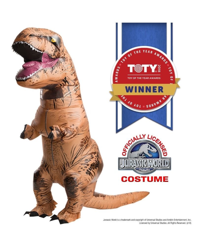 Rubies Costumes Rubies Adult One Size Inflatable T-Rex Costume: Jurassic World