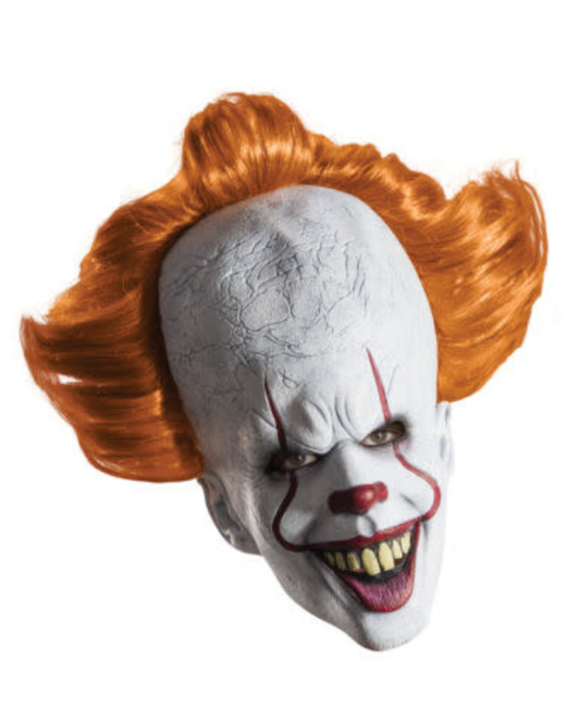 Rubies Costumes Adult Pennywise Overhead Mask with Attached Hair