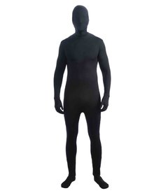 Adult Black Disappearing Man Bodysuit
