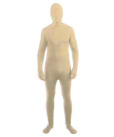 Adult Beige Disappearing Man Bodysuit