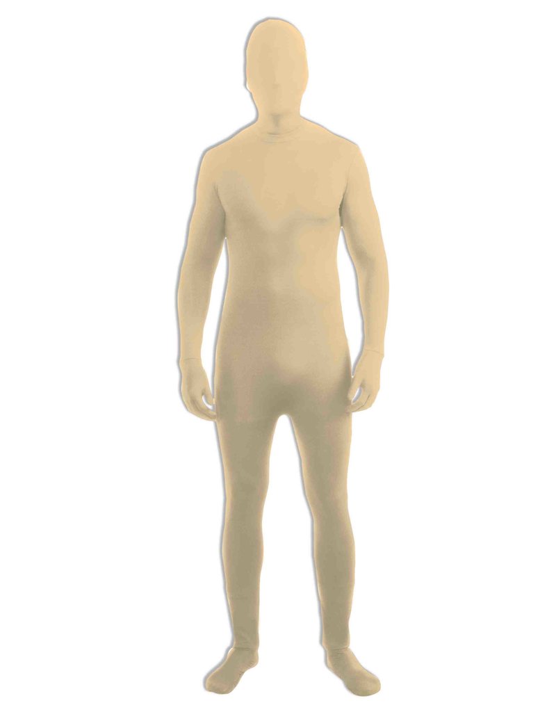 Adult Beige Disappearing Man Bodysuit