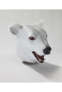 Deluxe Latex Animal Mask: Polar Bear
