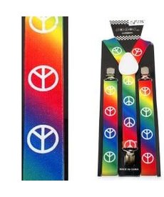 Suspenders - Rainbow Peace