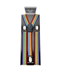 Suspenders - Faded Rainbow