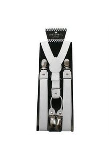 Suspenders - White (SU-SP802)