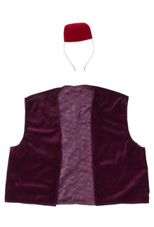 elope Men's Aladdin Fez & Vest Kit (Aladdin 2019)