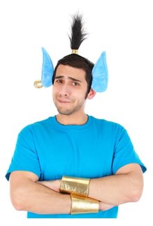 elope Men's Genie Headband & Cuffs Kit (Aladdin 2019)