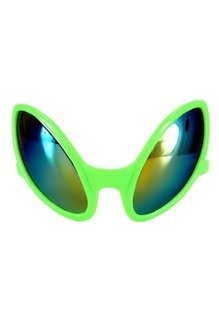 elope Alien Close Encounter Glasses: Green