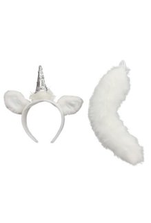 elope elope Unicorn Ears Plush Headband & Tail Kit
