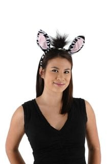 elope elope Zebra Ears Headband & Tail Kit