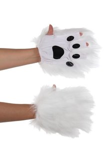 elope elope Fingerless Paws: White