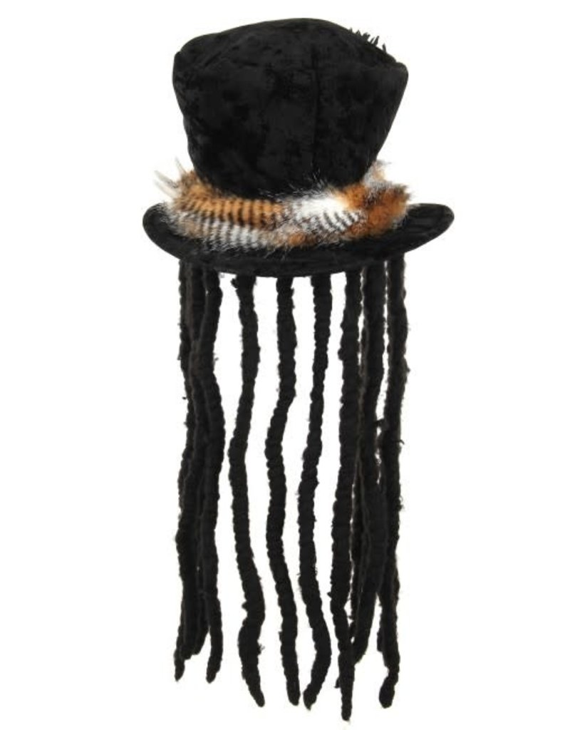 elope elope Witch Doctor Plush Hat with Dreads